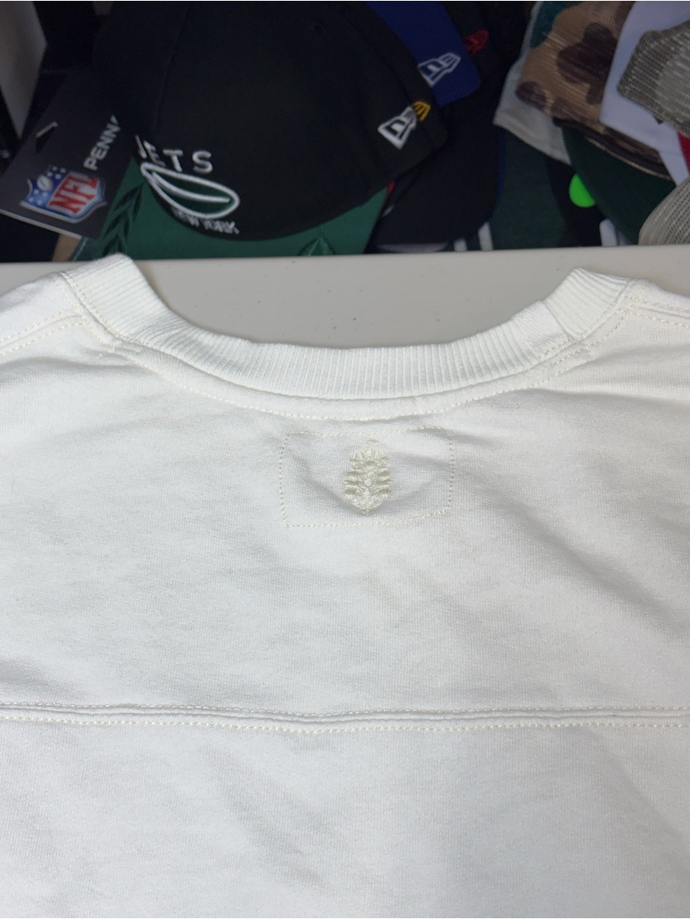 FP Movement All Star Logo Pullover— White Medium NWT - Picture 6 of 7